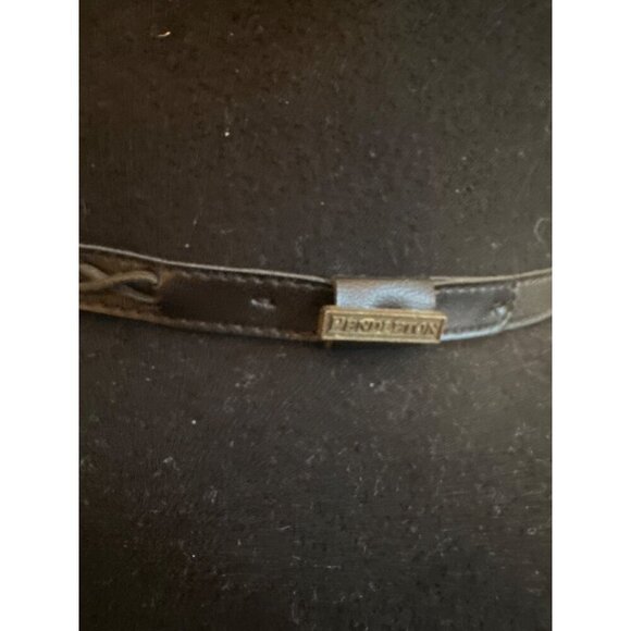 Pendleton Mens Black Felt Wool Fedora Hat Western Large - Picture 2 of 7